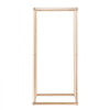 VEVOR Wedding Flower Stand, 10PCS 23.62-inch Column Flower Stand, Floral Stands with Metal Laminate, Rectangular Floral Display Rack for Wedding, Party, Birthday, Home, French Gold Stands