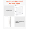 VEVOR Wedding Flower Stand, 10PCS 31.5-inch Column Flower Stand, Floral Stands with Acrylic Laminate, Cylindrical Cubic Floral Display Rack for Wedding, Party, Birthday, Home, Centerpiece Stands