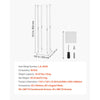 VEVOR Wedding Flower Stand, 10PCS 31.5-inch Column Flower Stand, Floral Stands with Acrylic Laminate, Cylindrical Cubic Floral Display Rack for Wedding, Party, Birthday, Home, Centerpiece Stands