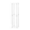VEVOR Wedding Flower Stand, 10PCS 31.5-inch Column Flower Stand, Floral Stands with Acrylic Laminate, Cylindrical Cubic Floral Display Rack for Wedding, Party, Birthday, Home, Centerpiece Stands