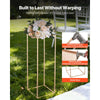 VEVOR Wedding Flower Stand, 10PCS 31.5-inch Column Flower Stand, Floral Stands with Metal Laminate, Rectangular Floral Display Rack for Wedding, Party, Birthday, Home, French Gold Stands