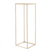 VEVOR Wedding Flower Stand, 10PCS 31.5-inch Column Flower Stand, Floral Stands with Metal Laminate, Rectangular Floral Display Rack for Wedding, Party, Birthday, Home, French Gold Stands