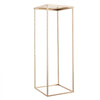 VEVOR Wedding Flower Stand, 10PCS 31.5-inch Column Flower Stand, Floral Stands with Metal Laminate, Rectangular Floral Display Rack for Wedding, Party, Birthday, Home, French Gold Stands