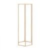 VEVOR Wedding Flower Stand, 10PCS 31.5-inch Column Flower Stand, Floral Stands with Acrylic Laminate, Hexagonal Cubic Floral Display Rack for Wedding, Party, Birthday, Home, French Gold Stands