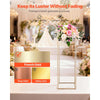 VEVOR Wedding Flower Stand, 10PCS 31.5-inch Column Flower Stand, Floral Stands with Hidden Screw, Rectangular Cubic Floral Display Rack for Wedding, Party, Birthday, Home, French Gold Stands