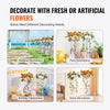 VEVOR 10PCS 23.6inch High Wedding Flower Stand, With Acrylic Laminate,Acrylic Vase Column Geometric Centerpiece Stands, Floral Display Rack for T-Stage Events Reception, Party Decoration Home