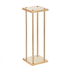 VEVOR 4PCS Gold Metal Column Wedding Flower Stand, 31.5inch High With Metal Laminate, Vase Geometric Centerpiece Stands, Cylindrical Floral Display Rack for Events Reception, Party Road Leads
