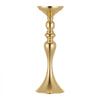 VEVOR 16 PCS Wedding Flower Vase, 15 in Tall Flower Table Centerpieces, Crystal Banquet Vases Easy Installation, Electroplated Versatile Arrangement Stand for Party Events Home Decor Reception, Gold