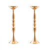 VEVOR 24PCS 50cm/19.7” Tall Wedding Flower Vase, Metal Wedding Centerpiece, Gold Floral Arrangement Stand Display Rack for Tables Wedding Dinner Party, Anniversary Ceremony Birthday Event Decor