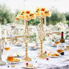 VEVOR 20PCS 58cm/22.83” Tall Wedding Flower Vase, Metal Wedding Centerpiece, Gold Floral Arrangement Stand Display Rack for Tables Wedding Dinner Party, Anniversary Ceremony Birthday Event Decor