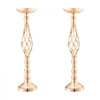 VEVOR 20PCS 58cm/22.83” Tall Wedding Flower Vase, Metal Wedding Centerpiece, Gold Floral Arrangement Stand Display Rack for Tables Wedding Dinner Party, Anniversary Ceremony Birthday Event Decor