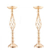 VEVOR 20PCS 58cm/22.83” Tall Wedding Flower Vase, Metal Wedding Centerpiece, Gold Floral Arrangement Stand Display Rack for Tables Wedding Dinner Party, Anniversary Ceremony Birthday Event Decor
