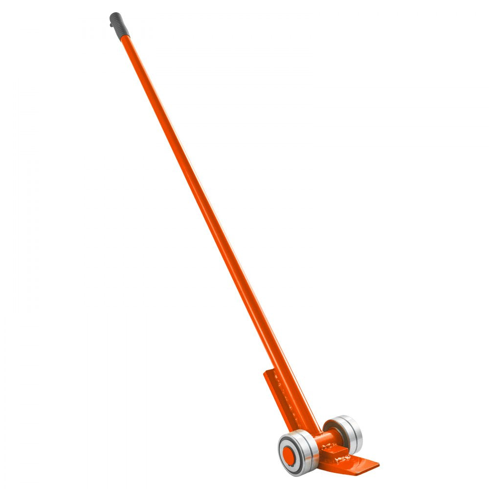VEVOR Prylever Bar, 6600 lbs Weight Capacity, 56 Inch Carbon Steel Handle Lever Dolly, Pry Lever Bar with Wheels for Large Pallets, Heavy Items, Concrete Blocks, Heavy Duty Equipment Handling, 2 Pack
