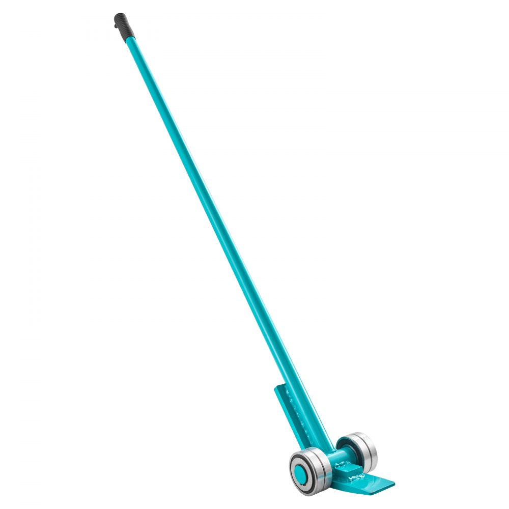 VEVOR Prylever Bar, 8818 lbs Weight Capacity, 56.5 Inch Carbon Steel Handle Lever Dolly, Pry Lever Bar with Wheels for Large Pallets, Heavy Items, Concrete Blocks, Heavy Duty Equipment Handling
