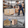 VEVOR Prylever Bar, 11000 lbs Weight Capacity, 67 Inch Carbon Steel Handle Lever Dolly, Pry Lever Bar with Wheels for Large Pallets, Heavy Items, Concrete Blocks, Heavy Duty Equipment Handling