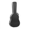 VEVOR Acoustic Guitar Hard Case, 43.31 in Gourd-Shaped Guitar Hard Case, With Lock Latch Key Handle, PVC Padding Soft Lining Water-Resistant Hard Shell Guitar Case, for 39-41 in Acoustic Guitar, Black