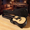 VEVOR Acoustic Guitar Hard Case, 47.1 Inch, Hard-Shell Protective Travel Carrying Case with Accessory Compartment, Foam Padding, Portable Handle, Shoulder Straps, for 41 Inch Acoustic Guitars, Black