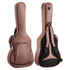 VEVOR Acoustic Guitar Hard Case, 47.1 Inch, Hard-Shell Protective Travel Carrying Case with Accessory Compartment, Foam Padding, Portable Handle, Shoulder Straps, for 41 Inch Acoustic Guitars, Brown