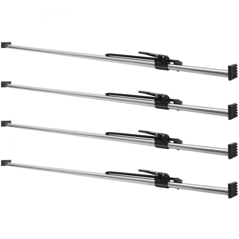 VEVOR Cargo Bar, Cargo Bar Adjustable from 89" to 104", Heavy-duty Steel Cargo Stabilizer Bar with 309 lbs Capacity, Truck Bed Load Bar for Truck Bed, Trailer, Semi Trailer (4 pcs)