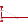 VEVOR Electric Hoist Support Arm, 1320 lbs Max Load Capacity, Electric Hoist Holder Swing Arm with Pole, Steel Hoist Frame, 180° Swivel Scaffold Hoist Lifting Arm, Winch Hoist Arm for Workshop, Garage