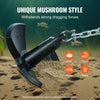 VEVOR River Anchor, 30 LBS Boat Anchor Cast Iron Black Vinyl-Coated, Marine Grade Mushroom Anchor for Boats Up To 30 ft, Impressive Holding Power in River and Mud Bottom Lakes
