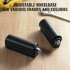 VEVOR Sliding Gate Kit, 6” Rolling Gate Hardware Kit C-type Bracket, Heavy Duty Sliding Gate Rollers for Connect Tracks Door Frames,Sliding Gate Guide Roller for Sliding Gates and Rolling Door,Black