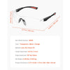 VEVOR Safety Glasses, Anti-Fog and Scratch-Resistant Clear Lens, Safety Goggles with Adjustable Length and Angle, ANSI Z87.1+ Impact-Resistant Protective Eye Goggles, for Work, Lab & Construction
