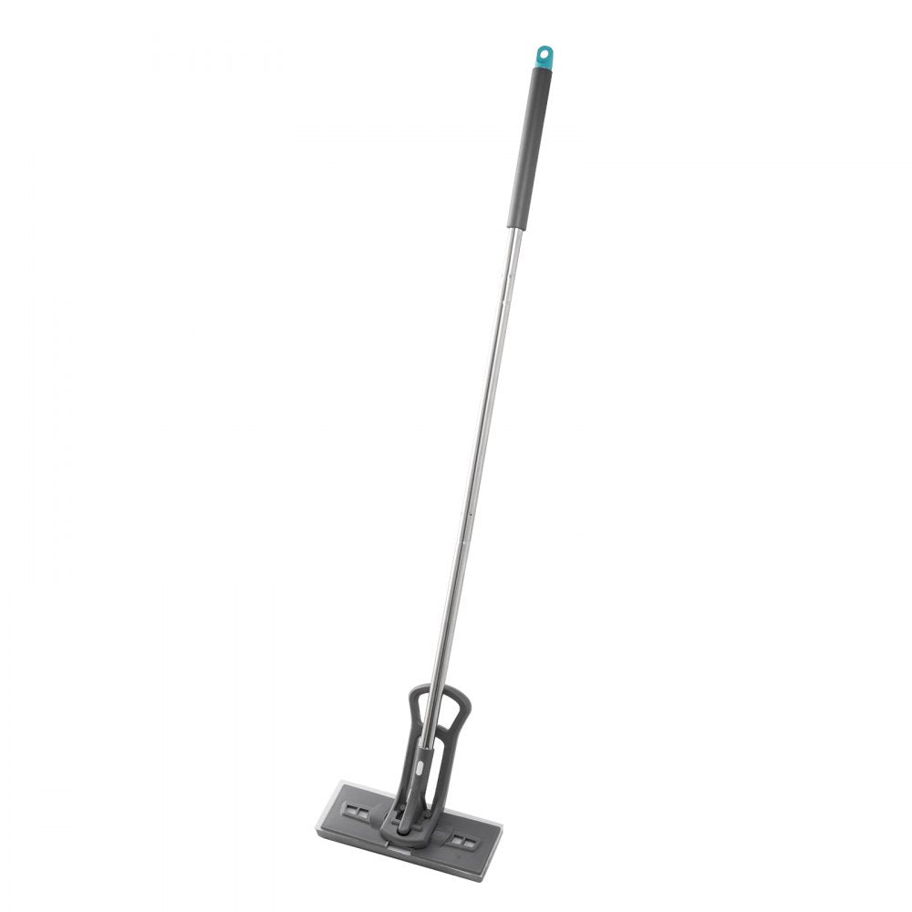 VEVOR Sponge Mop, High-Density PU Sponge Mop with 1 Pcs Sponge Mop Replacement , Easy to Squeeze Sponge Mop with Hook & Loop for Head Change, Fit for Various Floors’ Cleaning
