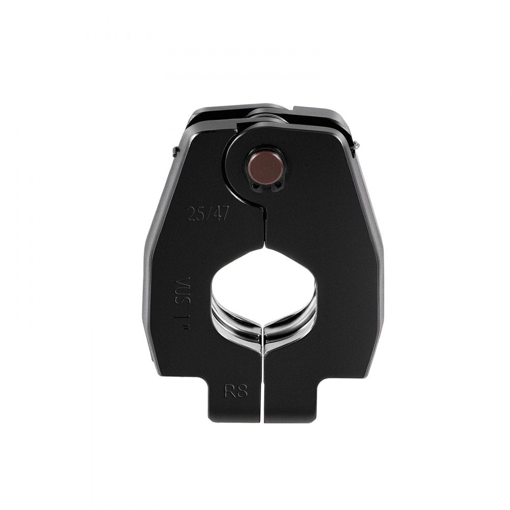 VEVOR 5PCS VUS Pressing Kit, 4PCS Press Rings (1/2", 3/4", 1", 1-1/4") & R8 Actuator - Compatible with ProPress Copper Pipes, Work with 24KN Compact Press Tools for 180° Operation
