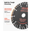 VEVOR Diamond Blades 5.24 inch, 5-Pack Wall Chaser Saw Blade Cutting Blade, 0.79 in Arbor, High-Hardness Diamond Segments, 65Mn Steel Core, Dry Wet Cutting, Clean Edges for Concrete Brick Stone Cement