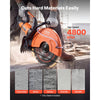 VEVOR Diamond Blades 14 inch, 3-Pack Concrete Saw Blade Set, 1 in Arbor, High-Hardness Diamond Segments, 65Mn Steel Core, Dry Wet Cutting, Clean Edges for Concrete, Masonry, Brick, Stone, Granite