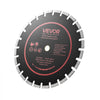 VEVOR Diamond Blades 14 inch, 3-Pack Concrete Saw Blade Set, 1 in Arbor, High-Hardness Diamond Segments, 65Mn Steel Core, Dry Wet Cutting, Clean Edges for Concrete, Masonry, Brick, Stone, Granite