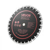 VEVOR Diamond Blades 16 inch, 3-Pack Concrete Saw Blade Set, 1 in Arbor, High-Hardness Diamond Segments, 65Mn Steel Core, Dry Wet Cutting, Clean Edges for Concrete, Masonry, Brick, Stone, Granite