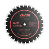 VEVOR Diamond Blades 16 inch, 3-Pack Concrete Saw Blade Set, 1 in Arbor, High-Hardness Diamond Segments, 65Mn Steel Core, Dry Wet Cutting, Clean Edges for Concrete, Masonry, Brick, Stone, Granite