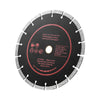 VEVOR Diamond Blades 9 inch, 3-Pack Concrete Saw Blade Set, 7/8 in Arbor, High-Hardness Diamond Segments, 65Mn Steel Core, Dry Wet Cutting, Clean Edges for Concrete, Masonry, Brick, Stone, Granite