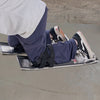 VEVOR Concrete Knee Boards Stainless Steel, 28'' x 8'' Concrete Sliders, Knee Boards For Concrete, Concrete Knee Pads Pair Moving Sliders, with Board Straps for Cement and Concrete Finishing