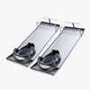 VEVOR Concrete Knee Boards Stainless Steel, 30'' x 10'' Concrete Sliders, Knee Boards For Concrete, Concrete Knee Pads Moving Sliders, with Knee Pads & Board Straps for Cement and Concrete Finishing