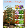 VEVOR Garden Trellis, 60 x 15 inch Rose Trellis, 4 Packs Garden Flower Rose Trellises with Powder-Coated Finish & Convenient Locking Design, Plant Support Trellises for Flowers, Vegetables, Roses