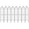 VEVOR Garden Trellis, 71 x 20 inch Rose Trellis, 8 Packs Garden Flower Rose Trellises with Powder-Coated Finish & Convenient Locking Design, Plant Support Trellises for Flowers, Vegetables, Roses