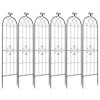VEVOR Garden Trellis, 71 x 20 inch Rose Trellis, 6 Packs Garden Flower Rose Trellises with Powder-Coated Finish & Convenient Locking Design, Plant Support Trellises for Flowers, Vegetables, Roses