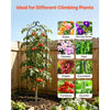 VEVOR Garden Trellis, 71 x 20 inch Rose Trellis, 2 Packs Garden Flower Rose Trellises with Powder-Coated Finish & Convenient Locking Design, Plant Support Trellises for Flowers, Vegetables, Roses