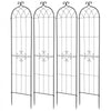 VEVOR Garden Trellis, 87 x 20 inch Rose Trellis, 4 Packs Garden Flower Rose Trellises with Powder-Coated Finish & Convenient Locking Design, Plant Support Trellises for Flowers, Vegetables, Roses