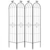 VEVOR Garden Trellis, 87 x 20 inch Rose Trellis, 4 Packs Garden Flower Rose Trellises with Powder-Coated Finish & Convenient Locking Design, Plant Support Trellises for Flowers, Vegetables, Roses