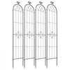 VEVOR Garden Trellis, 87 x 20 inch Rose Trellis, 4 Packs Garden Flower Rose Trellises with Powder-Coated Finish & Convenient Locking Design, Plant Support Trellises for Flowers, Vegetables, Roses