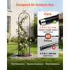 VEVOR Garden Trellis, 87 x 20 inch Rose Trellis, 2 Packs Garden Flower Rose Trellises with Powder-Coated Finish & Convenient Locking Design, Plant Support Trellises for Flowers, Vegetables, Roses