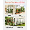 VEVOR Garden Trellis, 87 x 20 inch Rose Trellis, 2 Packs Garden Flower Rose Trellises with Powder-Coated Finish & Convenient Locking Design, Plant Support Trellises for Flowers, Vegetables, Roses