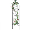 VEVOR Garden Trellis for Climbing Plants, 60 x 15 in, Rustproof Metal Garden Flower Trellis, Outdoor Climbing Rose Trellis Cucumbers Support, Decorative Tall Clematis Trellis for Courtyards Lawns