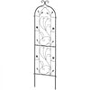 VEVOR Garden Trellis for Climbing Plants, 60 x 15 in, Rustproof Metal Garden Flower Trellis, Outdoor Climbing Rose Trellis Cucumbers Support, Decorative Tall Clematis Trellis for Courtyards Lawns