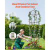 VEVOR Garden Trellis for Climbing Plants, 87 x 20 in, 2 Packs Rustproof Metal Garden Flower Trellis, Outdoor Climbing Rose Trellis Cucumbers Support, Decorative Clematis Trellis for Courtyards Lawns