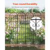 VEVOR Garden Trellis for Climbing Plants, 87 x 20 in, 4 Packs Rustproof Metal Garden Flower Trellis, Outdoor Climbing Rose Trellis Cucumbers Support, Decorative Clematis Trellis for Courtyards Lawns